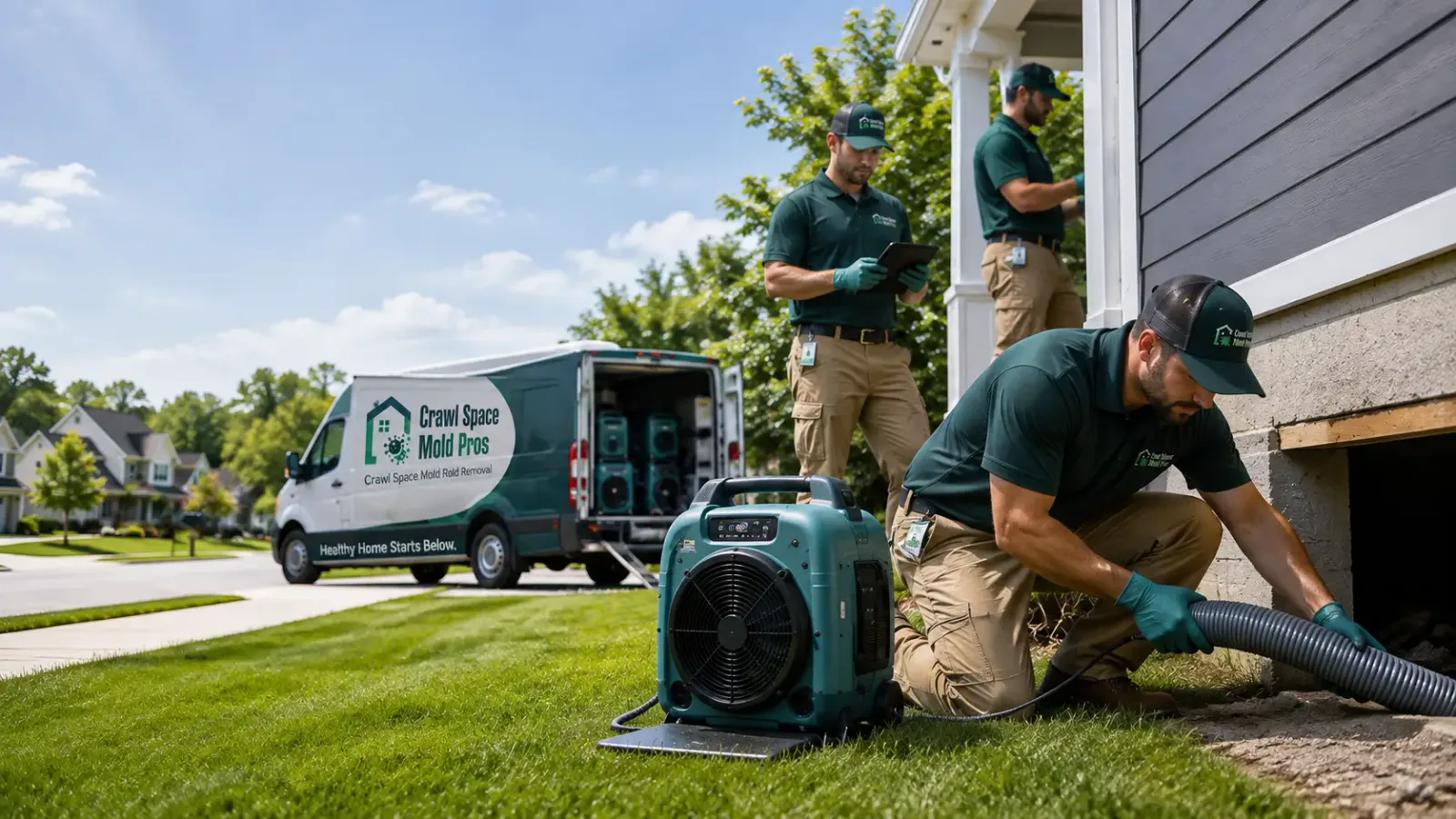 Crawl Space Mold Removal in Harford, NY